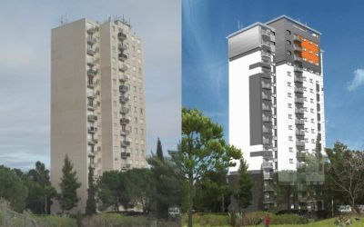 Tour 2 : 16 étages, 49 mètres de hauteur, 66 logements