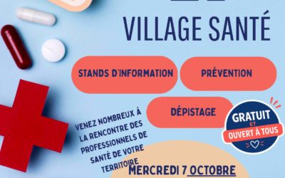 la CPTS organise un village santé sur le haut des Allées Paul Riquet