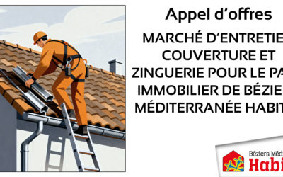 Appel d’offres Marché d’entretien couverture et zinguerie