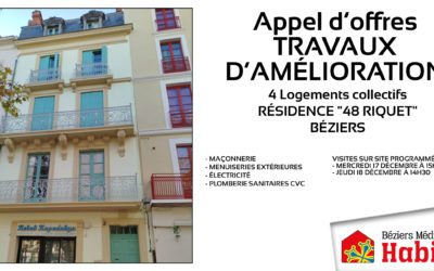 Appel d’offres Travaux d’amélioration