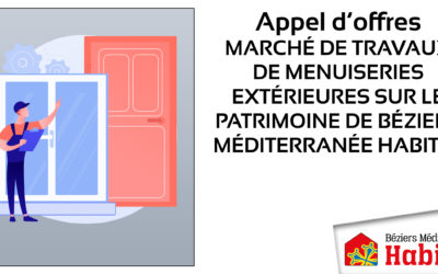 Appel d’offres – Marché de travaux de menuiseries extérieures